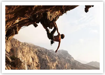 Produktbild von Poster - Poster ohne Rahmen - Klettern extrem berge griechenland - 100x70 cm - Wand Bild - Wanddeko - Wandbilder - Kunstposter - Wandposter - Bilder - Kunstdruck - Wandbild - P2XAA100x70-2784