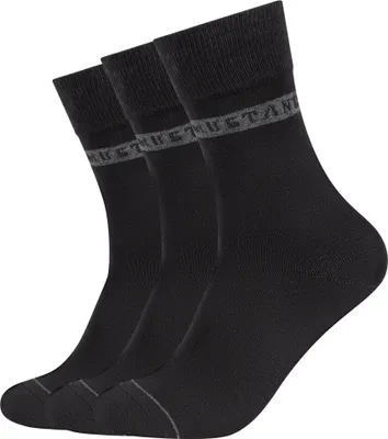 Produktbild von 3 Pack Herren Mustang Black MU31039 - 9999 39 - 42 M Socken