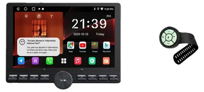 Immagine prodotto di CarPlay, display da 10 pollici, lettore multimediale, con telecomando