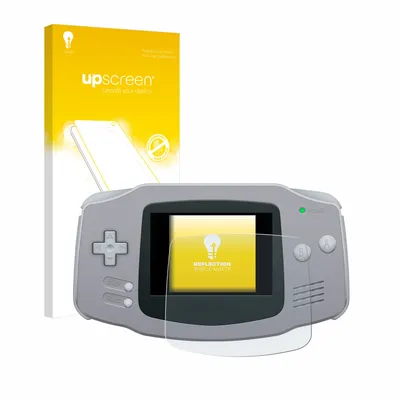 Produktbild von upscreen Schutzfolie für Nintendo Gameboy Advance GBA Displayschutz Displayschutzfolie Folie Matt Entspiegelungsfolie