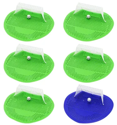 6er-Pack Urinal-Siebe mit Duft, Fußballtor-Design, Spritzschutz