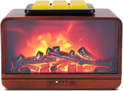 Zdjęcie produktu dla Elektryczna lampa zapachowa 4 w 1 z timerem, lampką nocną i podgrzewaczem do wosku do sypialni