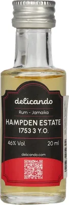Produktbild von Hampden Estate 1753 3 Years Old Pure Single Jamaican Rum 46% Vol. 0,02l