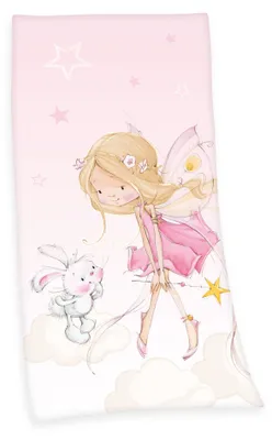 Produktbild von "Little Fairy ( HERDING Young Collection )" Badetuch / Strandtuch / Handtuch, 100% Baumwolle ( Velours ), 75x150 cm