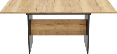 Produktbild von Flieks Küchentisch Esstisch Erweiterbar, Esszimmertisch Rechteckig, Ausziehbarer Tisch Arbeitstisch Bürotisch, 140-180x80x75cm, Naturbelassen