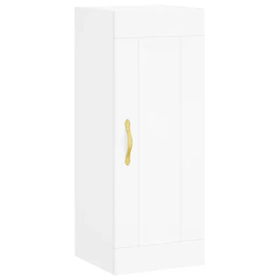 Produktbild von Wandschrank Weiß 34,5x34x90 cm Holzwerkstoff