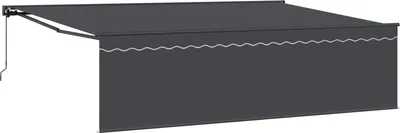 Immagine prodotto di vidaXL Tenda da sole retrattile antracite 500 x 300 cm