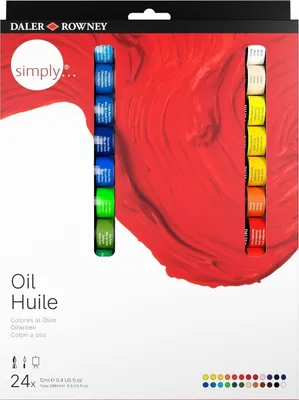 Obrázok produktu pre Daler Rowney Simply Sada olejových farieb 24 x 12 ml