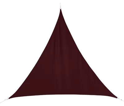 Produktbild von Hesperide Schattentuch Curacao - Dreieck - bordeauxrot - 3 x 3 m