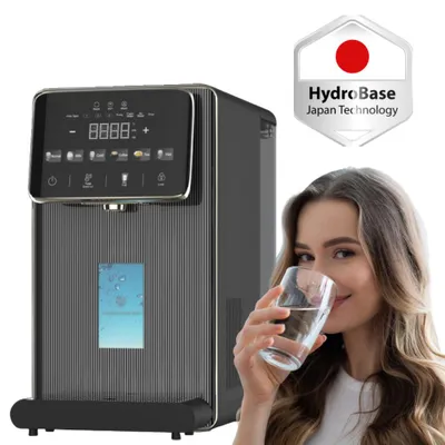 Produktbild von Osmoseanlage trinkwasser Wasserstoff RO-Filter UV-C  Heißwasser 3 Sekunden  4-stufige Filtration  6L Tank  2200W  Hydrogen 1418 ppb  Tischgerät
