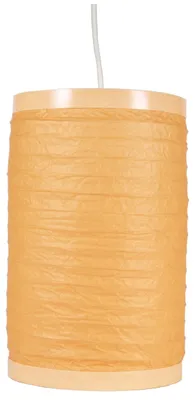 Zdjęcie produktu dla Lampa wisząca klosz z papieru Feng pomarańczowa 2xE27x60W papier wym:150x25x25cm IP20 Candellux