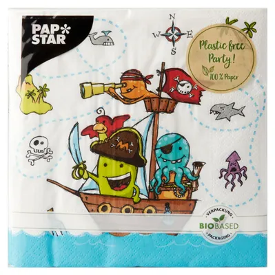 Obrázek produktu pro Papstar Servietten Pirate Crew