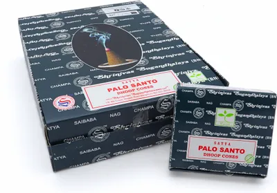 Produktbild von Räucherkegel LAVISA, Meditation, Aromatherapie, Duft, Atmosphäre für Zuhause, Satya, Goloka, Golden Nag (Palo Santo)