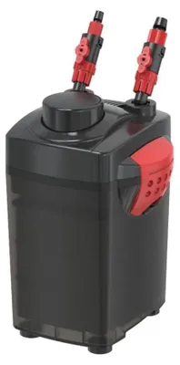 Produktbild von Aquariumfilter 1000, 1000 l/h, 23x26x44 cm, mit Handpumpe und Kugelventilen