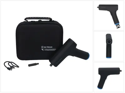 Obrázok produktu pre Wiha zai home 4V akumulátorový skrutkovač malý so 4 bitmi a nabíjacím káblom USB C, mini akumulátorový skrutkovač magnetický držiak bitov proti smeru hodinových ručičiek, ukazovateľ krútiaceho momentu a LED svetlo I Vŕtací skrutkovač