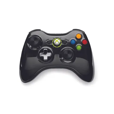 Produktbild von Microsoft Xbox 360 wireless controller, Gamepad, Kabellos, Xbox 360, Rücken, Select, Schwarz