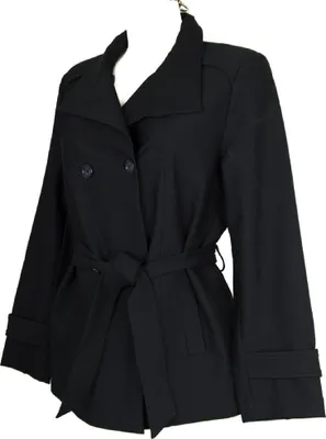Produktbild von Trench Jacke mit Knöpfen Damen RAGNO Artikel 706041 TRENCH, 6 - XL, Viscosa 60%,Poliammide 35%,Elasthan 5%