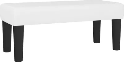 Produktbild von Sitzbank Weiß 70x30x30 cm Kunstleder