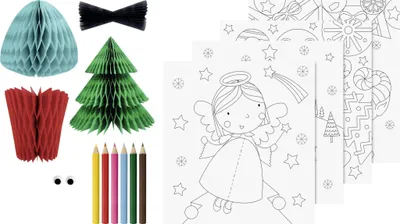 Produktbild von 3D Mal Set Weihnachten 4005329157790