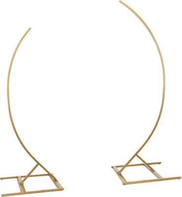 Immagine prodotto di Supporto con 2 archi incompleti, 200 cm e 180 cm - set, oro