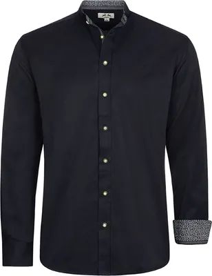 Produktbild von MADDOX Herren Trachtenhemd Slimfit - Hemd-92 | Schwarz Größe: 3XL