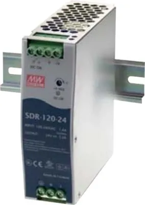 Imagen del producto de Fuente de alimentación MEAN WELL, 120 W, 88 - 264 V, 180 W, 47 - 63 Hz, activa, 20 ms
