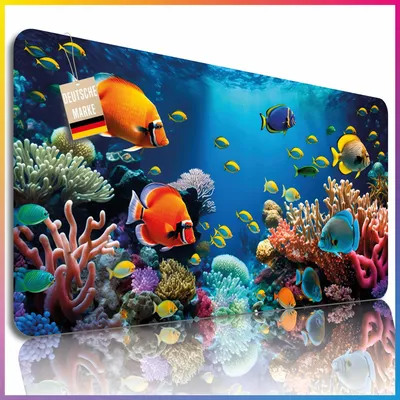 Produktbild von Schreibtischunterlage: Aquarium; Größe: 70 x 40 cm
