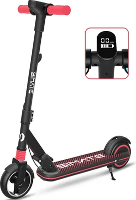 Produktbild von Kinderroller mit LED-Anzeige, Faltbarer e-scooter 14km/h Cityroller Für Kinder Elektroroller ab 8 Jahren Elektro Scooter Schwarz