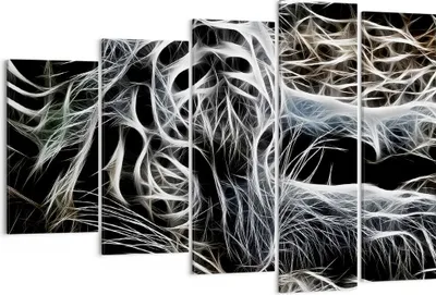 Produktbild von Bild auf Leinwand - Leinwandbild - Abstraktion modern - 150x100cm - Wand Bild - Wanddeko - Leinwanddruck - Bilder - Kunstdruck - Wanddekoration - Leinwand bilder - Wandkunst - EG150x100-3561