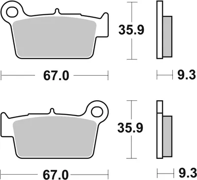 Produktbild von sbs Bremsbeläge Bremsklötze 790CS