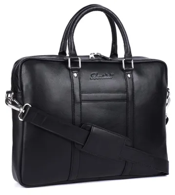 Produktbild von Benthill Laptoptasche Echt Leder I EchtLeder Umhängetasche für Laptop I Aktentasche für Notebook I Damen und Herren Tasche I Notebooktasche