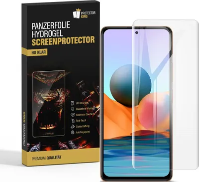 Produktbild von 3x Panzerfolie für Xiaomi Redmi Note 10 Pro FULL-COVER HYDROGEL Displayschutzfolie HD KLAR Schutzfolie
