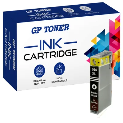 A product shot of an ink cartridge and its packaging.