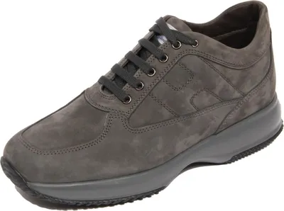 Produktbild von H2750 sneaker uomo HOGAN INTERACTIVE man nabuk leather shoes grey