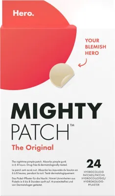 Produktbild von Pflaster fü r Hautunreinheiten Mighty Patch The Original ( Hydrokolloidpflaster) 24 Stü ck
