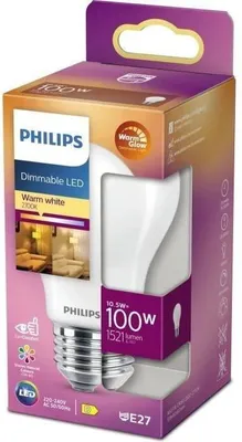 Produktbild von LED Lampe, E27, 100W Equivalent, Warmweiß, Mattiert, Glas, Dimmbar