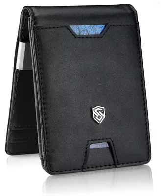 Obrázok produktu pre Pánska peňaženka STEVENS z prírodnej kože, čierna, s technológiou RFID, rozmer 11x8 cm, univerzálna