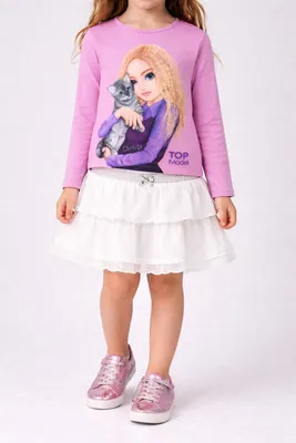 Produktbild von TOP Model Mädchen Langarmshirt „Christy“ 75030. Rosa – Größe 164