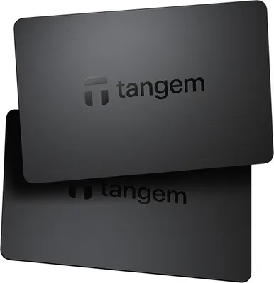 Produktbild von Tangem 2 karty - Kryptografická hardvérová peňaženka - NFC - čierna