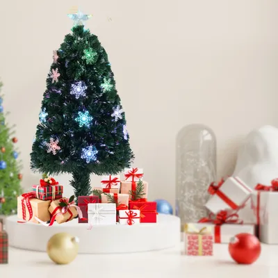 Image de ALIGHTUP Arbre de Noël avec éclairage et support 90 cm,Sapin de Noël artificiel,Convient pour la maison et les fêtes