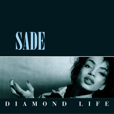 Album cover art for Sade's Diamond Life, featuring a portrait of Sade Adu.