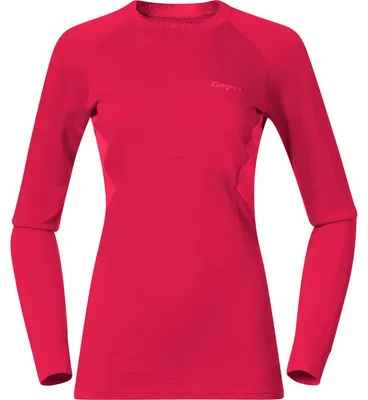 Produktbild von Bergans Damen Sportunterwäsche Inner:pure Merino Long Sleeve Women Rosa XS
