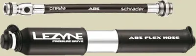 Produktbild von Lezyne Pressure Drive, Handluftpumpe, Schwarz, Silber, I-Typ-Griff, 8,3 bar, Aluminium, 89 g