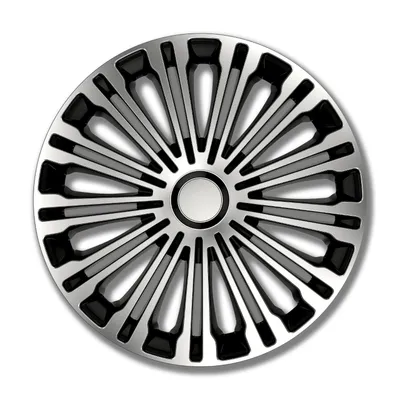 Produktbild von 4 STK 15 Zoll Volante schwarz PETEX Radkappen Radzierblenden Satz PKW Auto