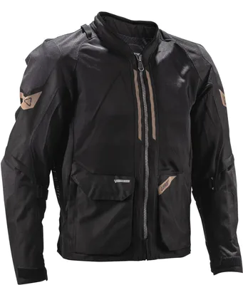 Produktbild von Leatt ADV FlowTour 4.5 Short Motorrad Textiljacke, schwarz/grau, S