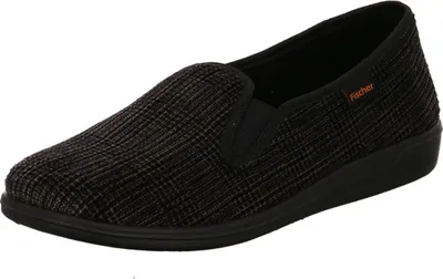 Image de Fischer Markenschuh Pantoufle homme Frank gris noir