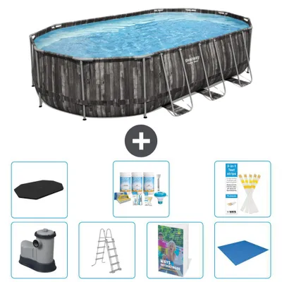 Immagine prodotto di Bestway Power Steel Oval - 610x366x122 cm - 8 pezzi S599