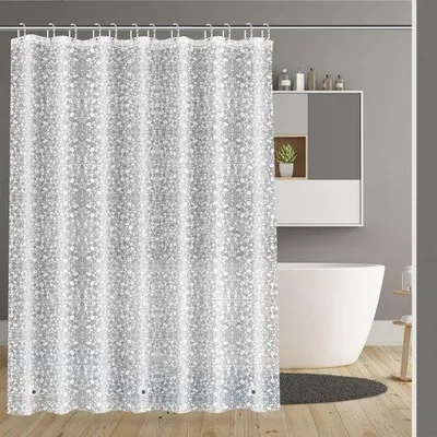 Obrázok produktu pre Sprchová závesa Unyqoos odolná proti plesniam® z vysoko kvalitného polyesteru do kúpeľne a sprchy, vodotesná a antibakteriálna, 180 x 180 cm