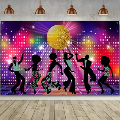 Imagen del producto de Fondo de tela para discoteca, 185 x 110 cm, ideal para fotografía