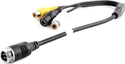 Carmedien Rückfahrkamera Kabel 15m - 4-Pin Schraubverschluss Verlängerungskabel